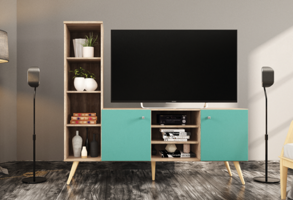 Rack Escandinavo para TV led hasta 55″ DL883
