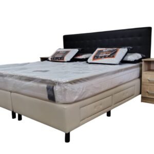 Sommier BOXER revestido en ECOCUERO *nuestra marca* DANIEL