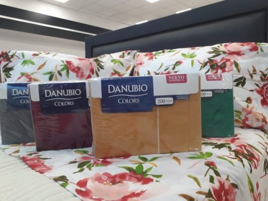 Juego de SÁBANAS DANUBIO 200 hilos percal