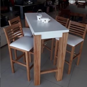 Mesa DESAYUNADORA con 4 BANQUETAS PARAISO