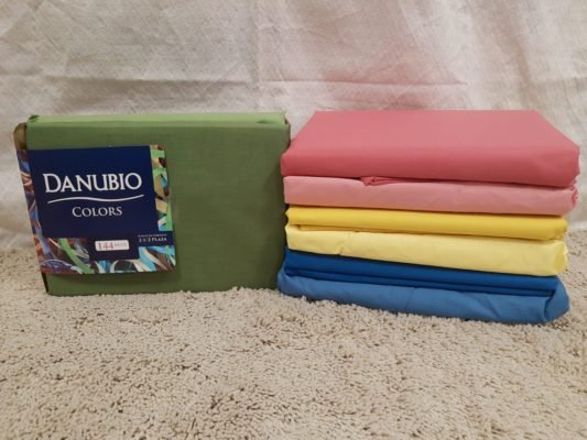 Jgo sabanas Danubio Colors 144 Hilos percal