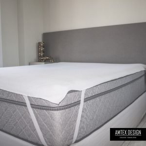 Protector colchón de PVC con TOALLA c/elásticos en las puntas