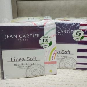 Juego de Sábanas J Cartier 1½ P Línea Soft