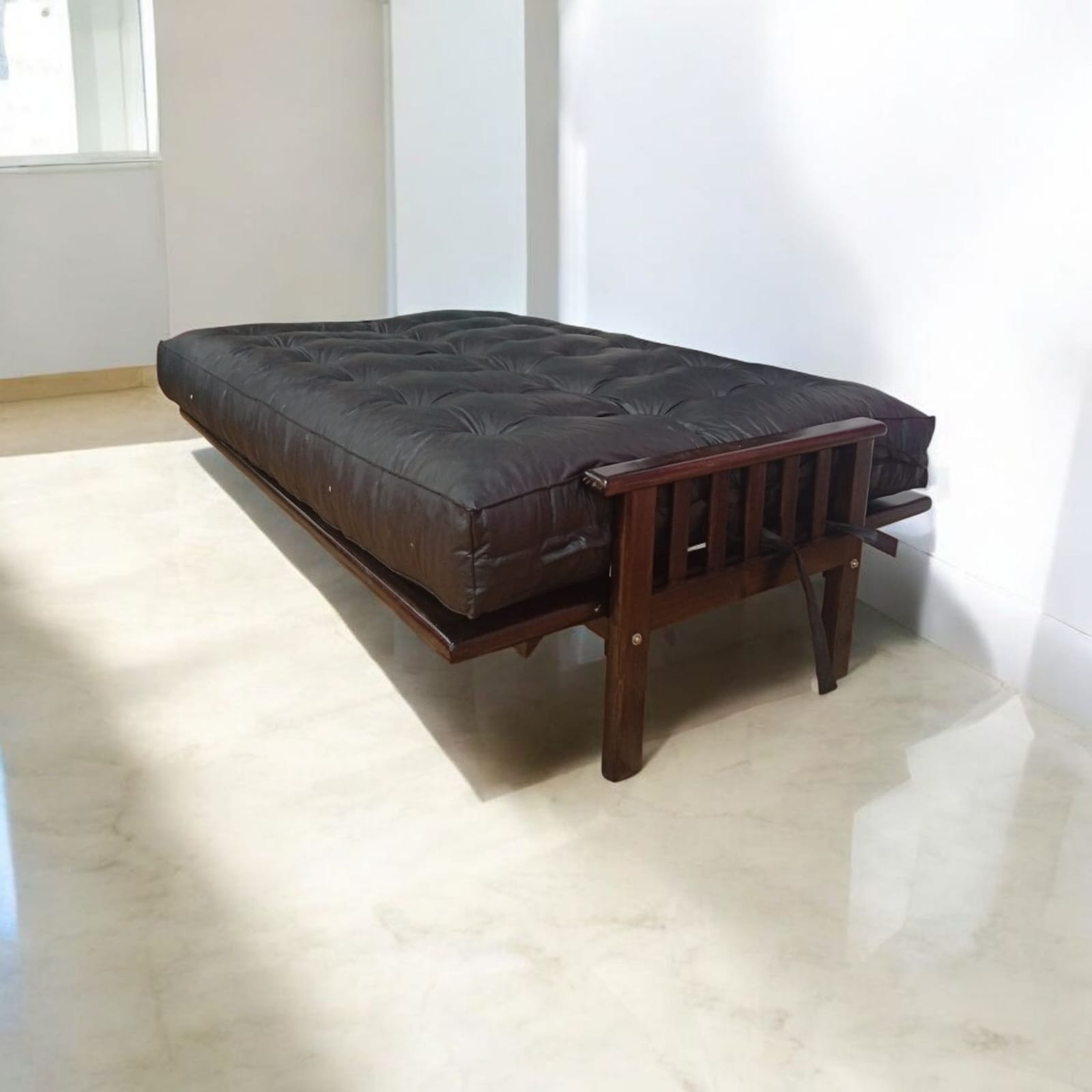 Futón de GUAYAIBI con colchón de copos de ESPUMA *fabricación propia* DANIEL - Imagen 4