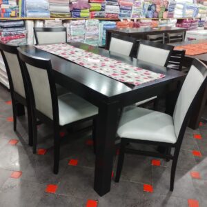 Mesa de cedro 160x90cm. con 6 sillas María de Paraíso