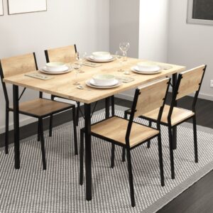 Mesa y sillas Neo melamina y caño ¡Nuevo producto!