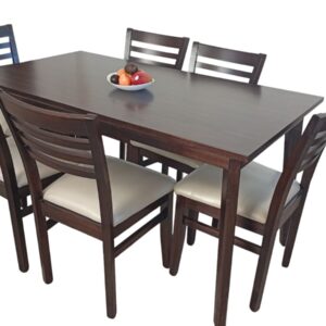 Mesa de PINO Valeria 150*80 + 6 sillas de PINO Julieta *nuestra marca* Daniel