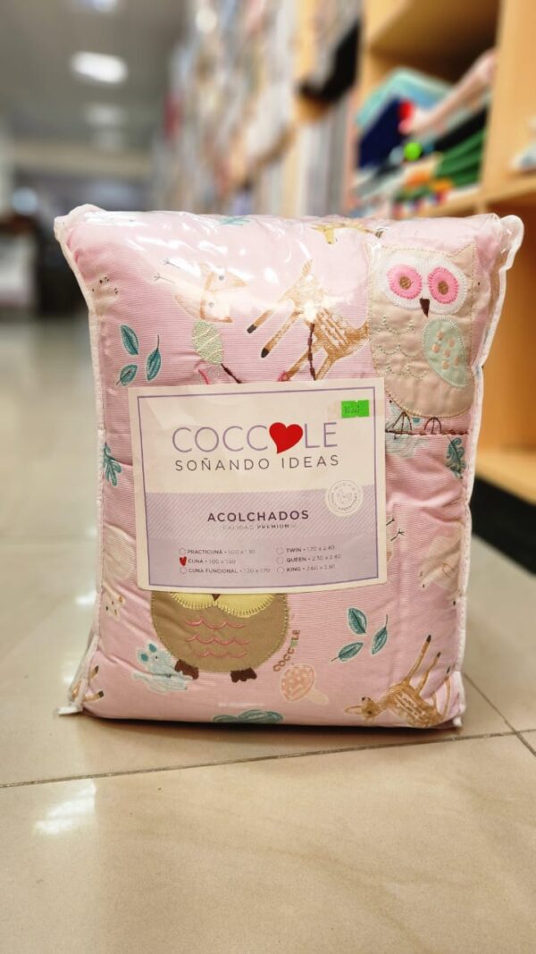 Acolchado  cuna piqué  estampado COCCOLE