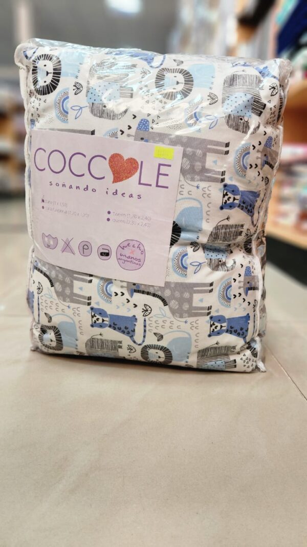 Acolchado  cuna piqué  estampado COCCOLE - Imagen 2