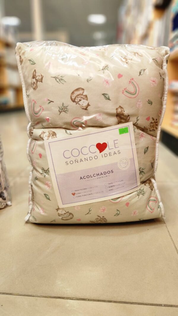 Acolchado  cuna piqué  estampado COCCOLE - Imagen 3