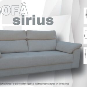 Sofá Sirius 2 cuerpos Frontera Living