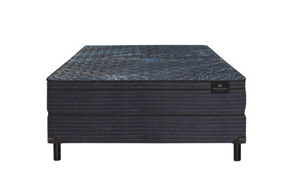 Colchón ASPEN resorte KING KOIL europillow + sommier DANIEL