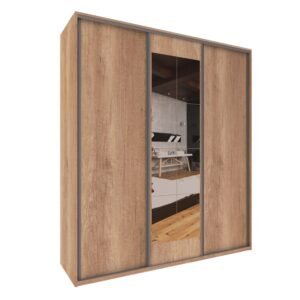 Ropero REFLEX 3 puertas corredizas con espejos DLE363