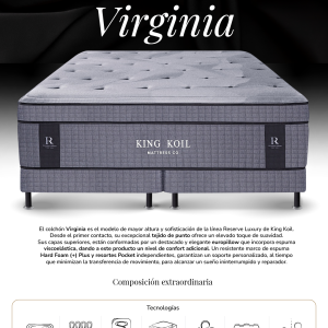 Colchon Virginia + Sommier Reserve Luxury