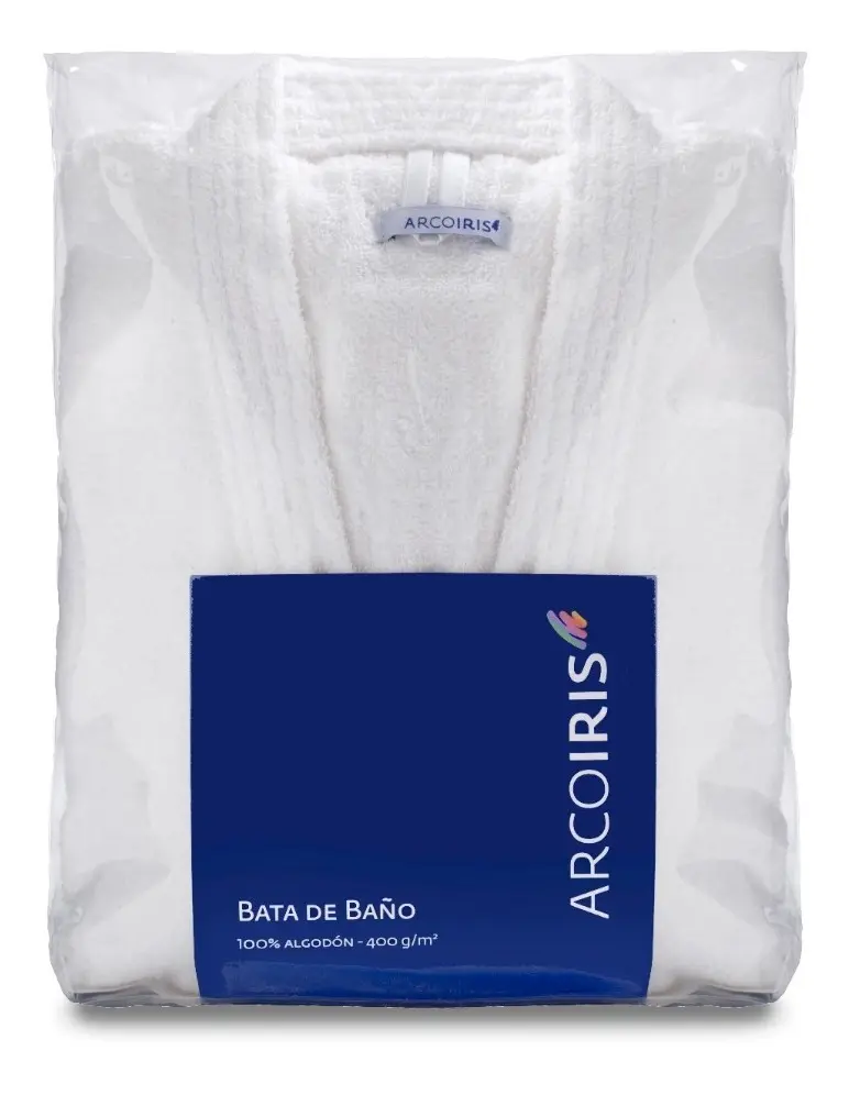 Bata de baño *puro algodón* Arco Iris - Imagen 3