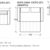 Sofá CAMA FRANCO *nuestra marca* DANIEL - Imagen 9