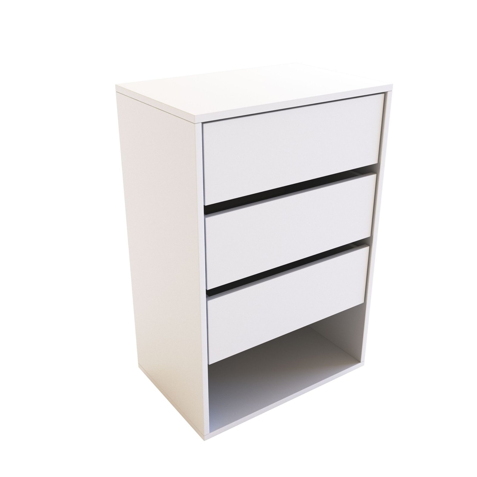 CÓMODA 3 CAJONES CON NICHO. (DLD09)