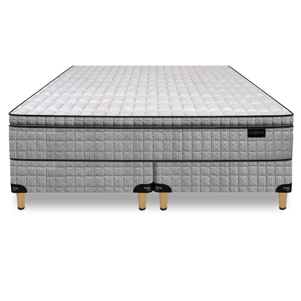 Colchón KENSINGTON resortes individuales y PILLOW + sommier DANIEL *nuestra marca*