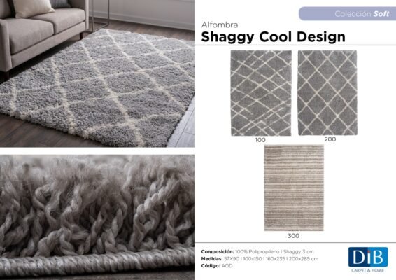 ALFOMBRA SHAGGY COOL DESING