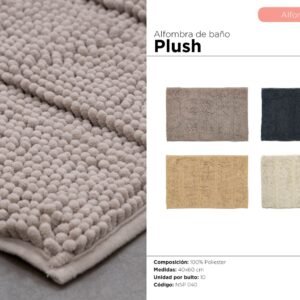 ALFOMBRA DE BAÑO. PLUSH