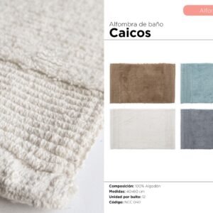 ALFOMBRA DE BAÑO. CAICOS