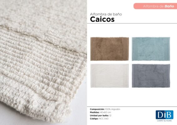 ALFOMBRA DE BAÑO. CAICOS