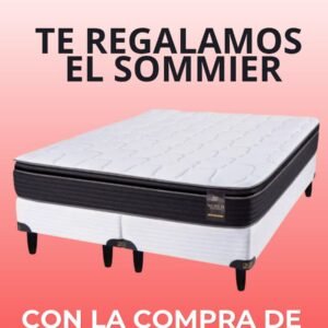 Colchón FINESSE de resortes KING KOIL + sommier de REGALO
