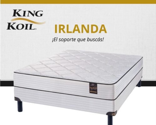 COLCHON IRLANDA DE RESORTE KING KOIL