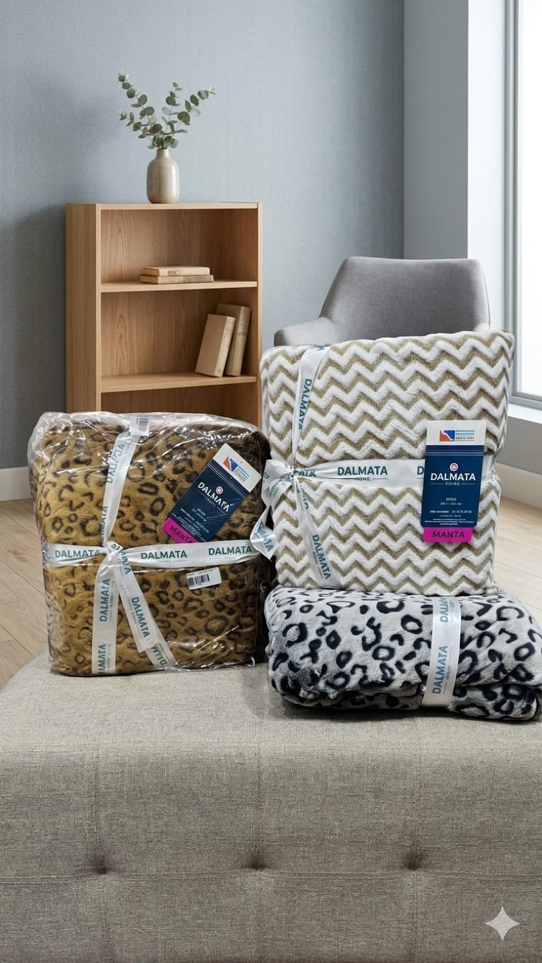 Manta polar jacquard DALMATA