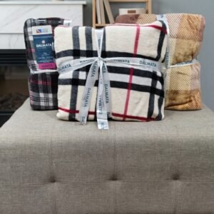 Frazada flannel estampada DALMATA