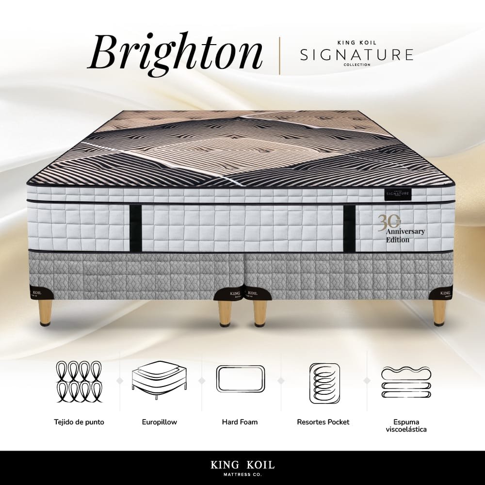 COLCHON BRIGHTON+SOMMIER SIGNATURE.. NUEVA LINEA! - Imagen 8