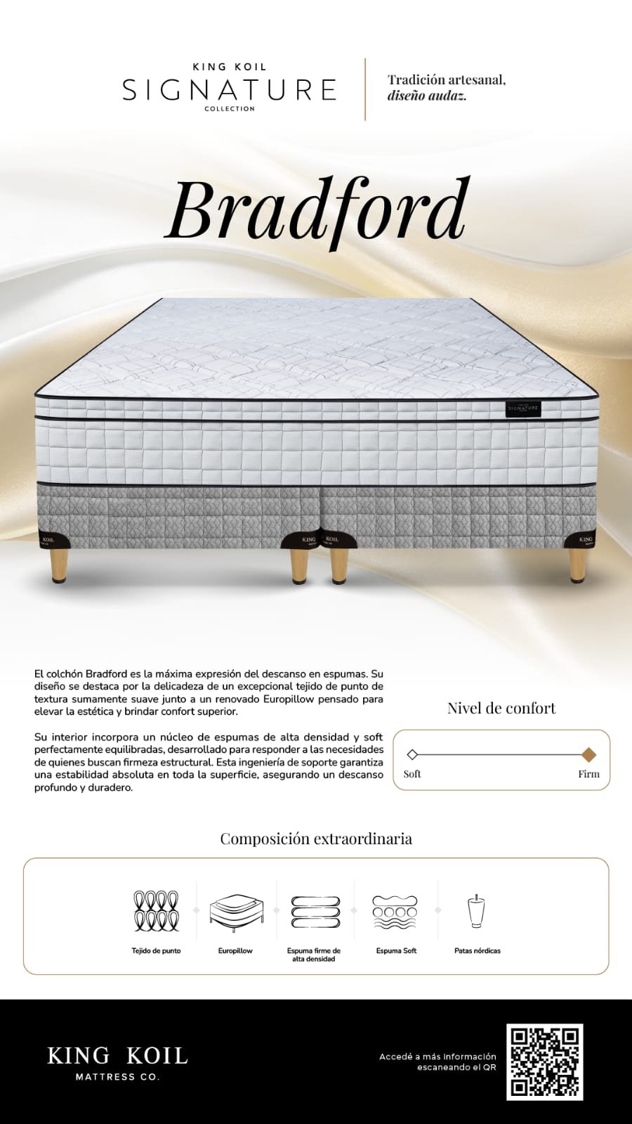 COLCHON BRADFORD+SOMMIER SIGNATURE.. NUEVO LANZAMIENTO! - Imagen 8