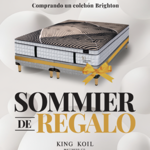 Colchón BRIGHTON + sommier DE REGALO!